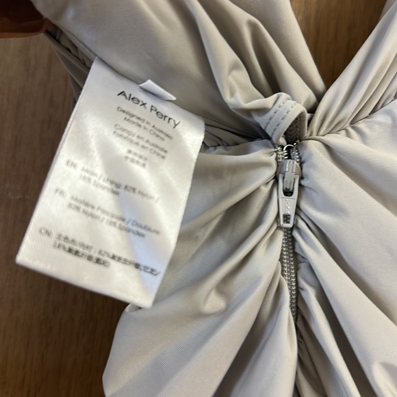 Keanan Plunging Ruched Mini Dress - Picture 7 of 8